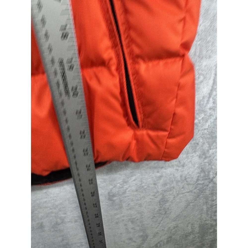 Ralph Lauren‎ RLX Down Sleeveles Vest Orange Men's Size Large L EUC